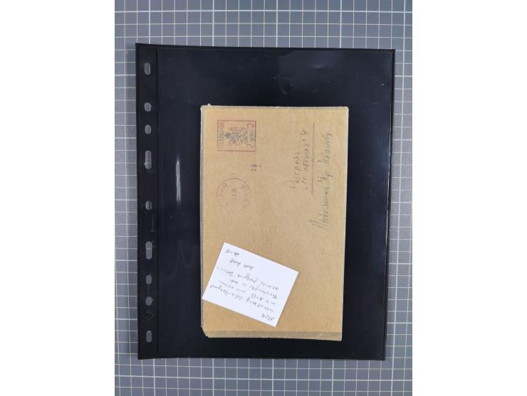 1870/1918, interesting postmark collection on Turkish stamps and pieces, and later on many postal stationeries items and cove