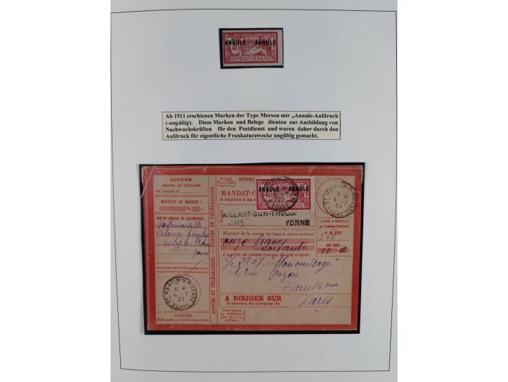 1900/27, Merson Type, attractive mint never hinged/unused and mostly used collection with 73 covers and cards, an abundance o