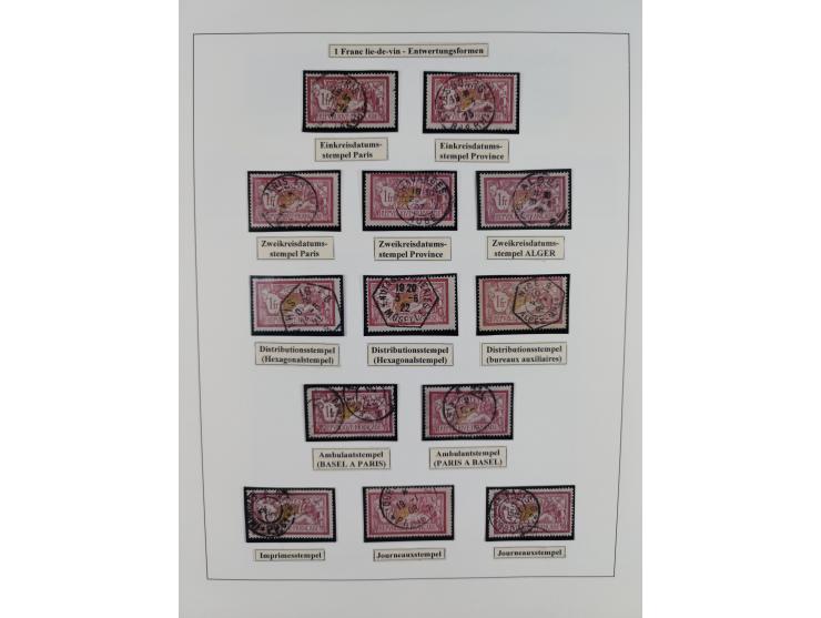 1900/27, Merson Type, attractive mint never hinged/unused and mostly used collection with 73 covers and cards, an abundance o