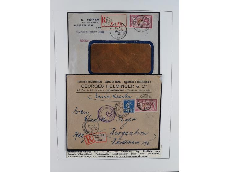 1900/27, Merson Type, attractive mint never hinged/unused and mostly used collection with 73 covers and cards, an abundance o