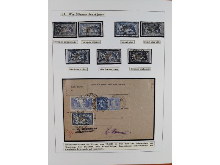 1900/27, Merson Type, attractive mint never hinged/unused and mostly used collection with 73 covers and cards, an abundance o