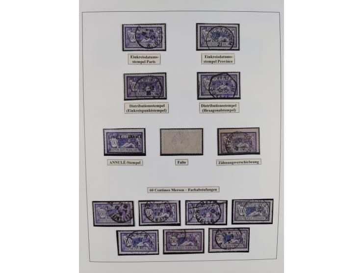 1900/27, Merson Type, attractive mint never hinged/unused and mostly used collection with 73 covers and cards, an abundance o