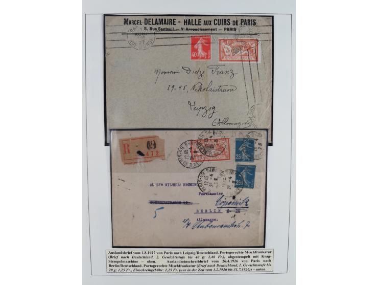 1900/27, Merson Type, attractive mint never hinged/unused and mostly used collection with 73 covers and cards, an abundance o