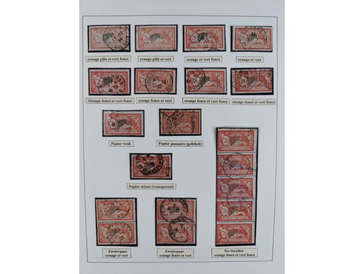 1900/27, Merson Type, attractive mint never hinged/unused and mostly used collection with 73 covers and cards, an abundance o