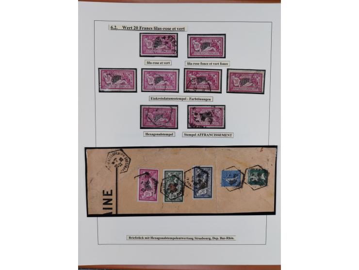 1900/27, Merson Type, attractive mint never hinged/unused and mostly used collection with 73 covers and cards, an abundance o