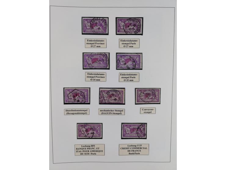 1900/27, Merson Type, attractive mint never hinged/unused and mostly used collection with 73 covers and cards, an abundance o