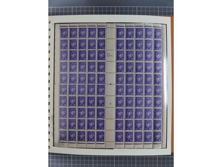 1941/42, Maréchal Pétain, attractive mint never hinged/unused and used collection with 134 covers and cards, specialized with