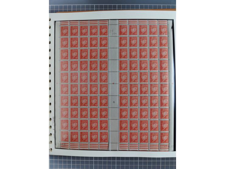 1941/42, Maréchal Pétain, attractive mint never hinged/unused and used collection with 134 covers and cards, specialized with