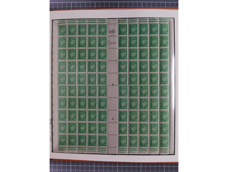 1941/42, Maréchal Pétain, attractive mint never hinged/unused and used collection with 134 covers and cards, specialized with