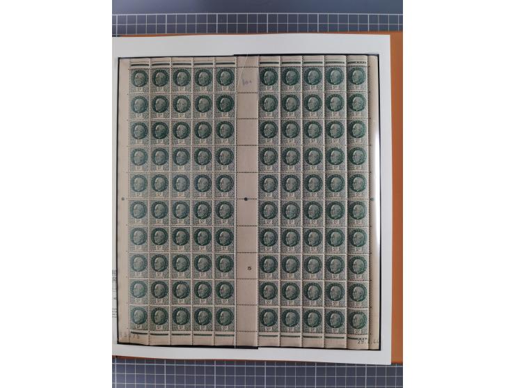 1941/42, Maréchal Pétain, attractive mint never hinged/unused and used collection with 134 covers and cards, specialized with