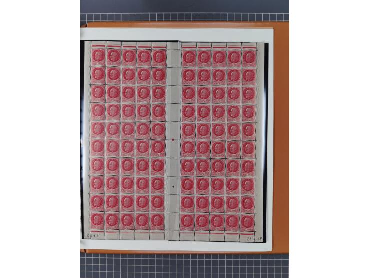 1941/42, Maréchal Pétain, attractive mint never hinged/unused and used collection with 134 covers and cards, specialized with