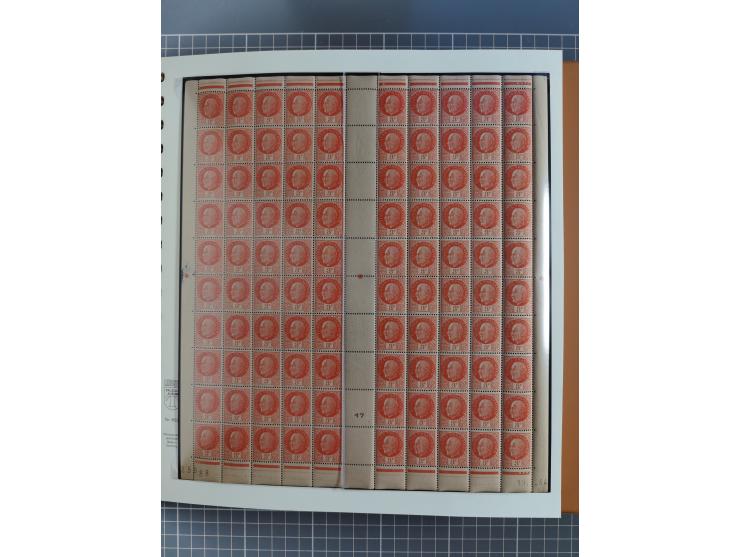 1941/42, Maréchal Pétain, attractive mint never hinged/unused and used collection with 134 covers and cards, specialized with