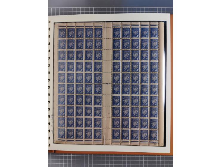 1941/42, Maréchal Pétain, attractive mint never hinged/unused and used collection with 134 covers and cards, specialized with