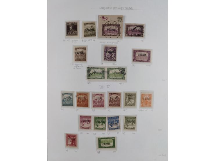 1918/24, unused and used collection with better and complete issues, some covers, cards, and postal stationeries, as well as 