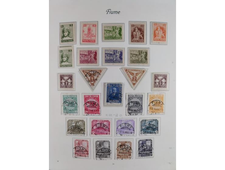 1918/24, unused and used collection with better and complete issues, some covers, cards, and postal stationeries, as well as 