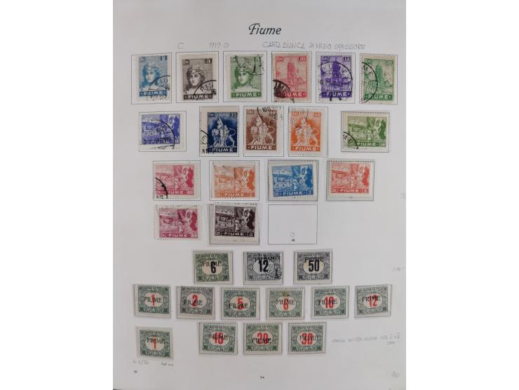 1918/24, unused and used collection with better and complete issues, some covers, cards, and postal stationeries, as well as 