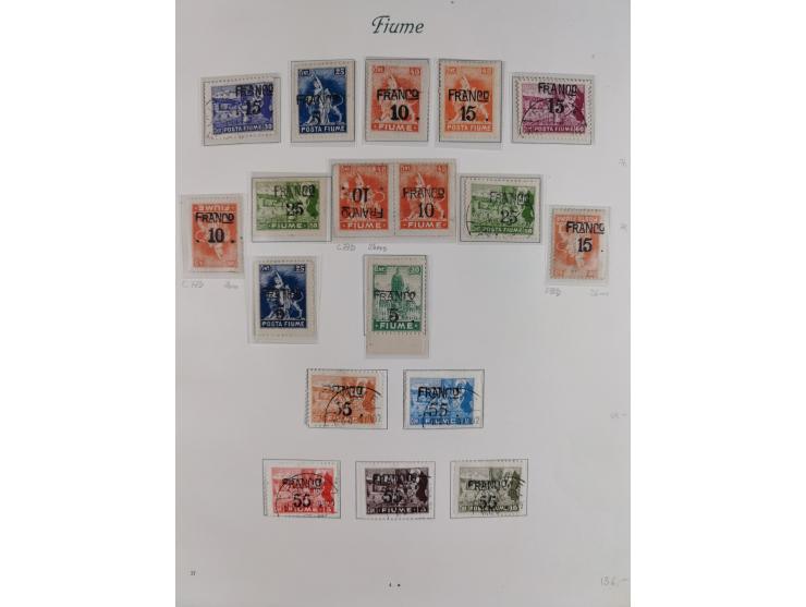 1918/24, unused and used collection with better and complete issues, some covers, cards, and postal stationeries, as well as 