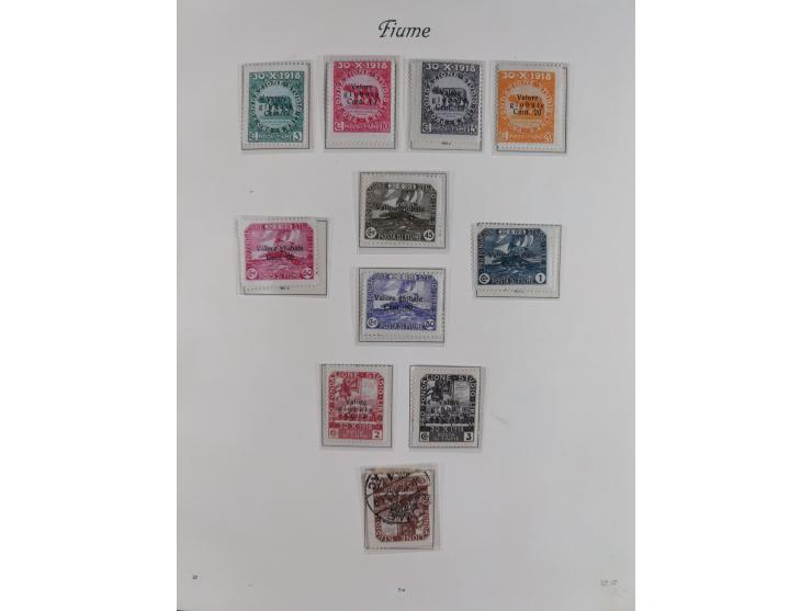 1918/24, unused and used collection with better and complete issues, some covers, cards, and postal stationeries, as well as 