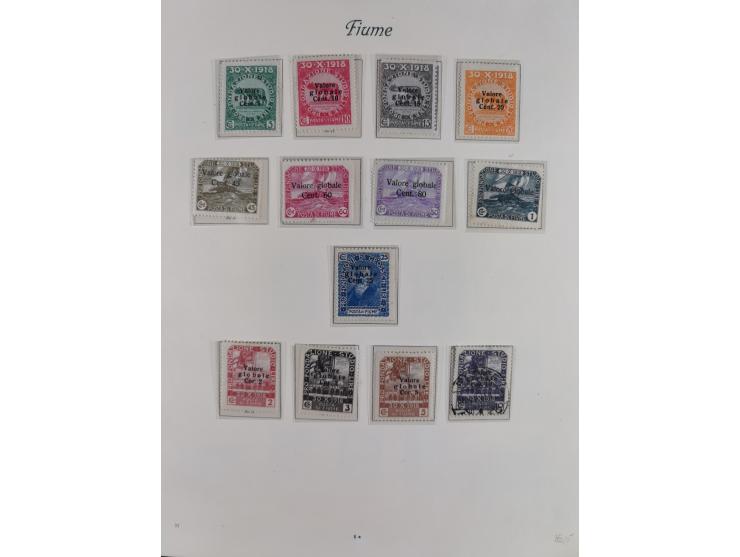 1918/24, unused and used collection with better and complete issues, some covers, cards, and postal stationeries, as well as 