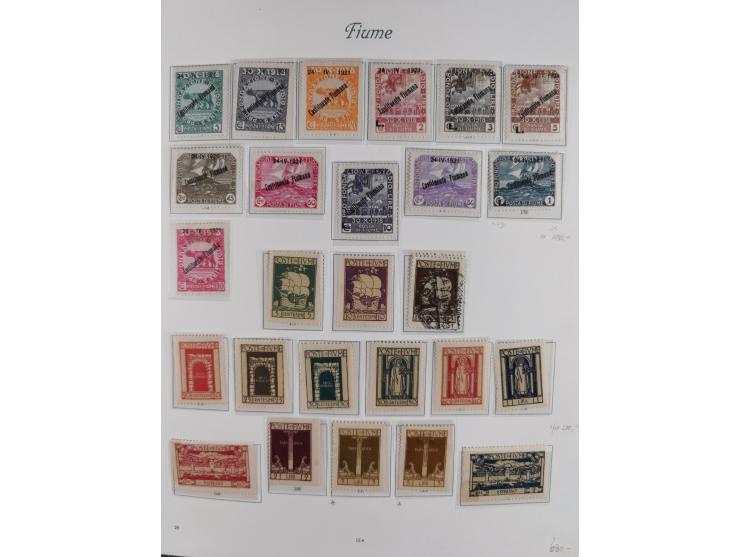 1918/24, unused and used collection with better and complete issues, some covers, cards, and postal stationeries, as well as 
