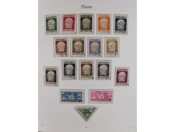 1918/24, unused and used collection with better and complete issues, some covers, cards, and postal stationeries, as well as 