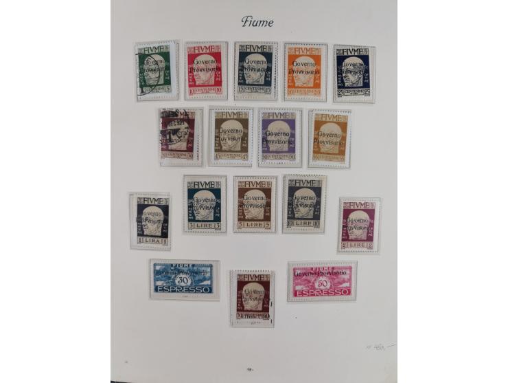 1918/24, unused and used collection with better and complete issues, some covers, cards, and postal stationeries, as well as 