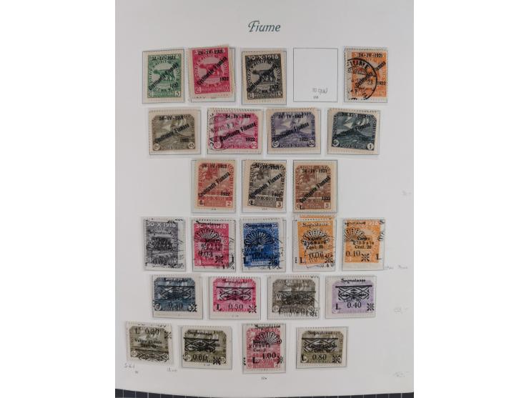 1918/24, unused and used collection with better and complete issues, some covers, cards, and postal stationeries, as well as 