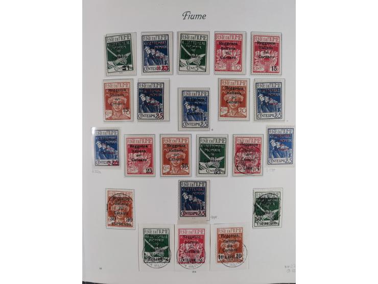 1918/24, unused and used collection with better and complete issues, some covers, cards, and postal stationeries, as well as 