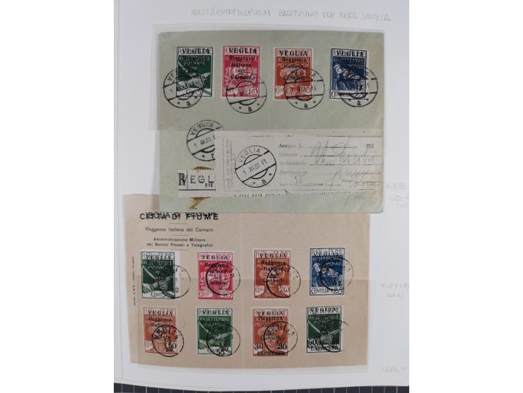 1918/24, unused and used collection with better and complete issues, some covers, cards, and postal stationeries, as well as 