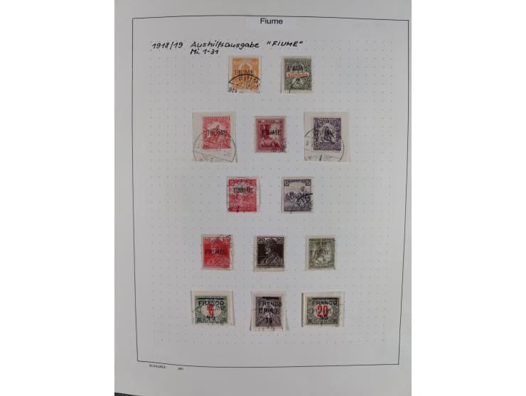 1918/24, unused and used collection with better and complete issues, some covers, cards, and postal stationeries, as well as 