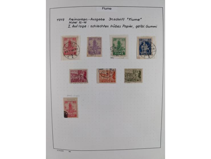 1918/24, unused and used collection with better and complete issues, some covers, cards, and postal stationeries, as well as 