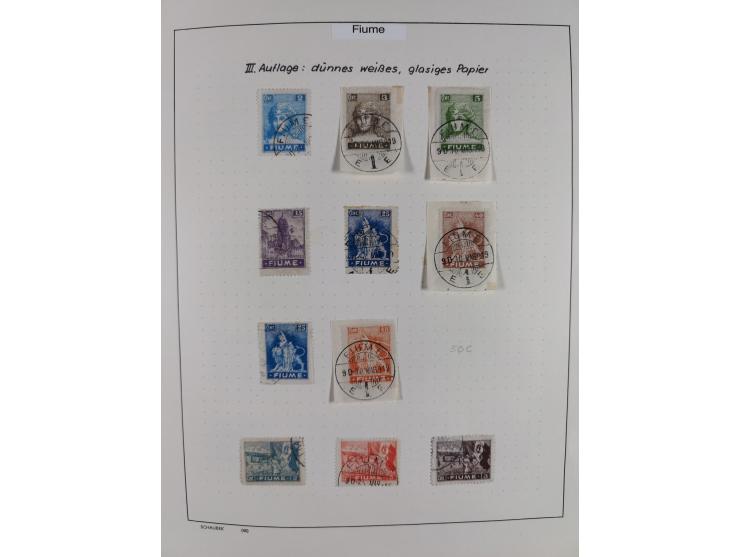 1918/24, unused and used collection with better and complete issues, some covers, cards, and postal stationeries, as well as 