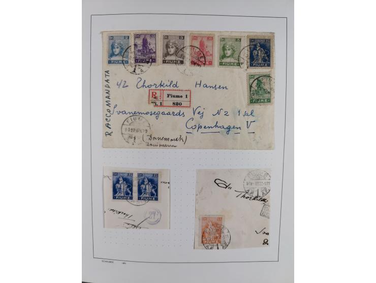 1918/24, unused and used collection with better and complete issues, some covers, cards, and postal stationeries, as well as 