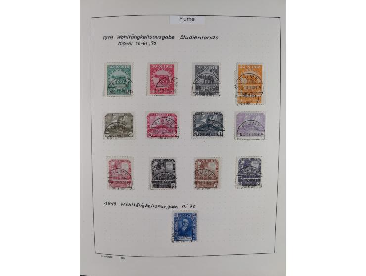 1918/24, unused and used collection with better and complete issues, some covers, cards, and postal stationeries, as well as 