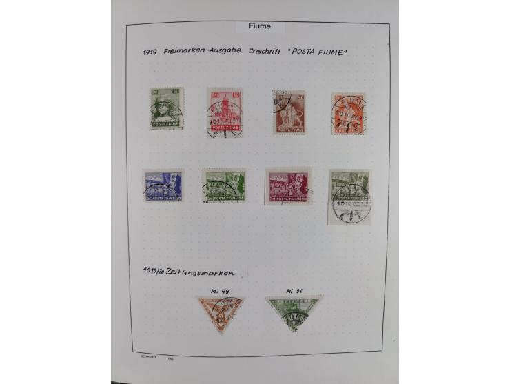 1918/24, unused and used collection with better and complete issues, some covers, cards, and postal stationeries, as well as 