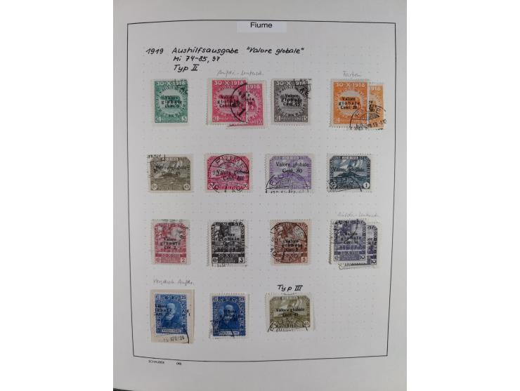 1918/24, unused and used collection with better and complete issues, some covers, cards, and postal stationeries, as well as 