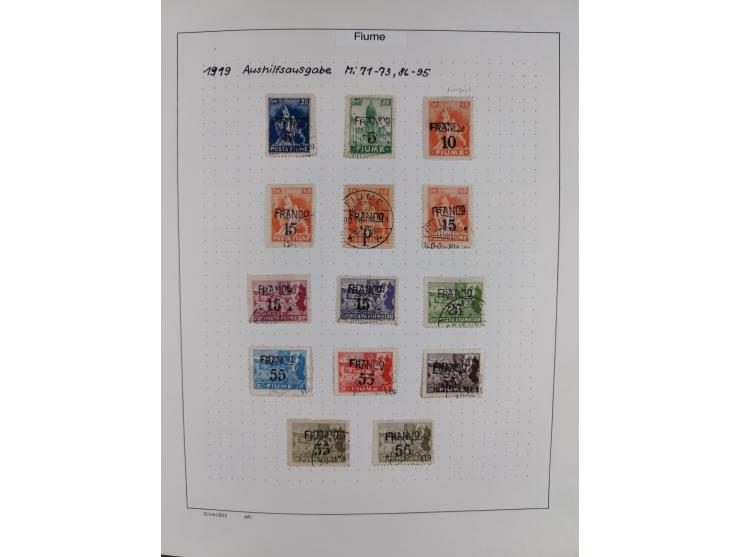 1918/24, unused and used collection with better and complete issues, some covers, cards, and postal stationeries, as well as 