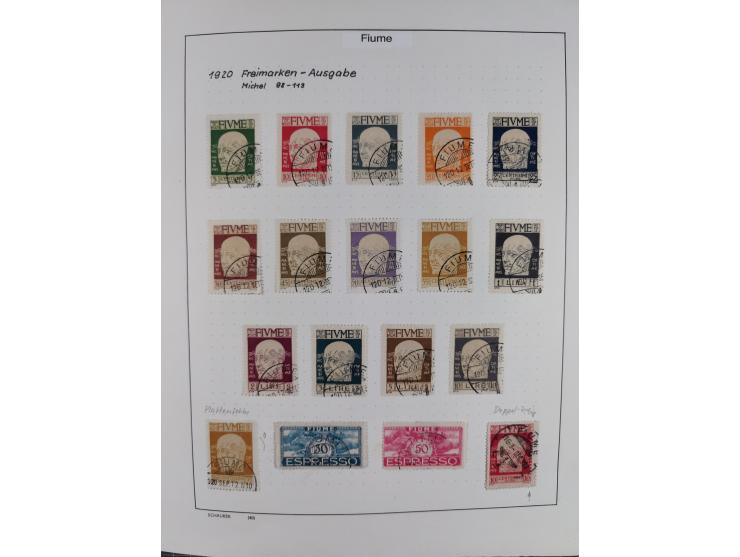 1918/24, unused and used collection with better and complete issues, some covers, cards, and postal stationeries, as well as 