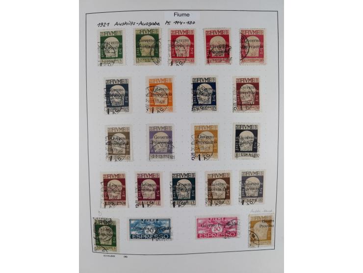 1918/24, unused and used collection with better and complete issues, some covers, cards, and postal stationeries, as well as 