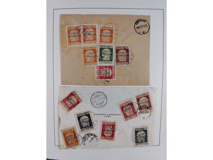 1918/24, unused and used collection with better and complete issues, some covers, cards, and postal stationeries, as well as 