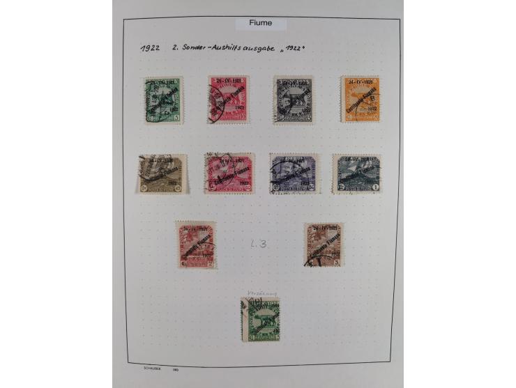 1918/24, unused and used collection with better and complete issues, some covers, cards, and postal stationeries, as well as 