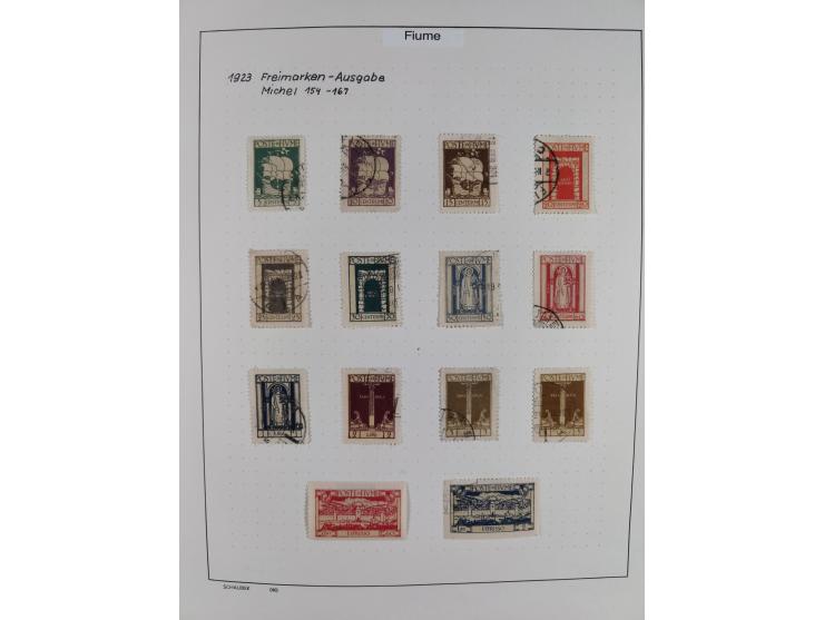 1918/24, unused and used collection with better and complete issues, some covers, cards, and postal stationeries, as well as 