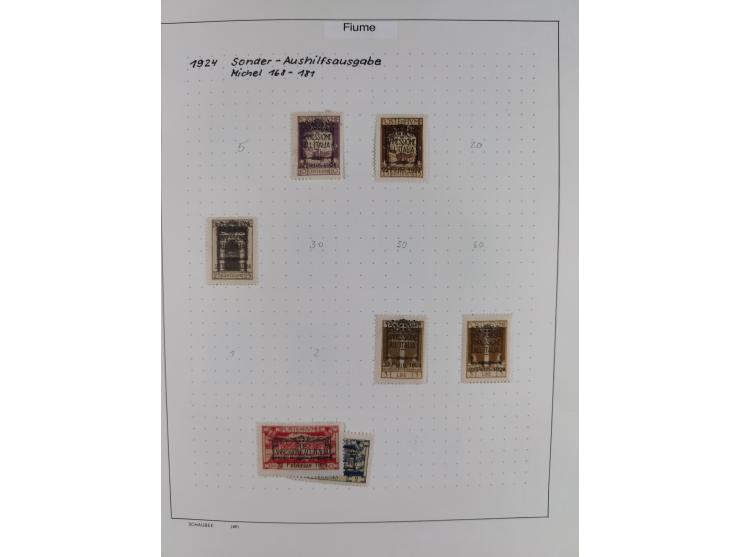 1918/24, unused and used collection with better and complete issues, some covers, cards, and postal stationeries, as well as 