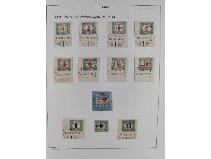 1918/24, unused and used collection with better and complete issues, some covers, cards, and postal stationeries, as well as 