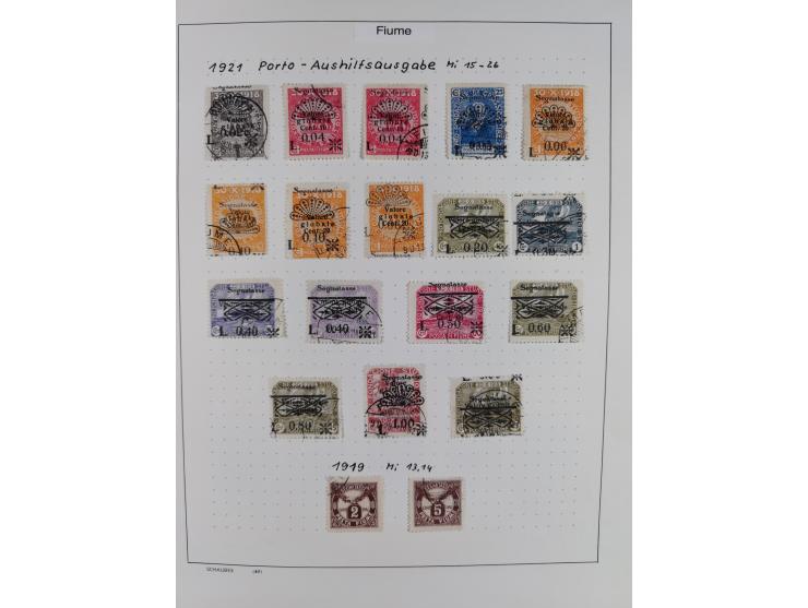 1918/24, unused and used collection with better and complete issues, some covers, cards, and postal stationeries, as well as 