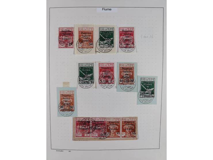 1918/24, unused and used collection with better and complete issues, some covers, cards, and postal stationeries, as well as 