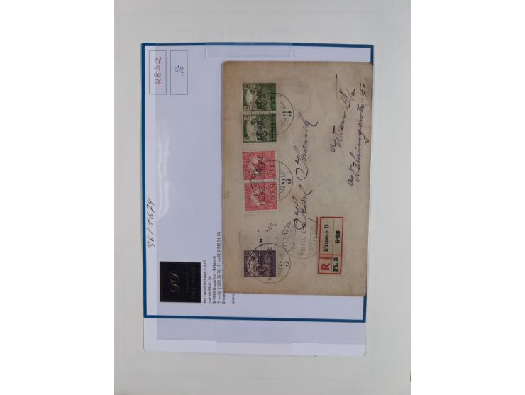 1918/24, unused and used collection with better and complete issues, some covers, cards, and postal stationeries, as well as 