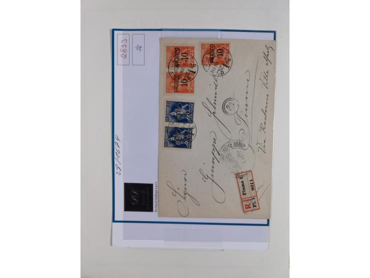 1918/24, unused and used collection with better and complete issues, some covers, cards, and postal stationeries, as well as 