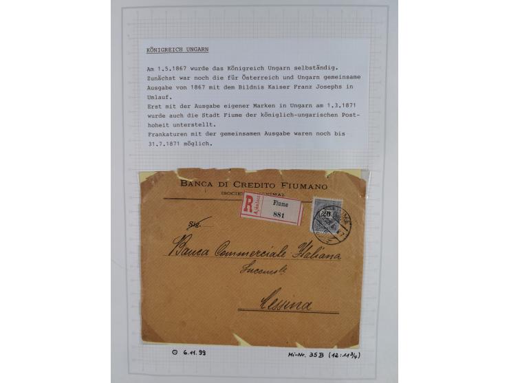 1918/24, unused and used collection with better and complete issues, some covers, cards, and postal stationeries, as well as 