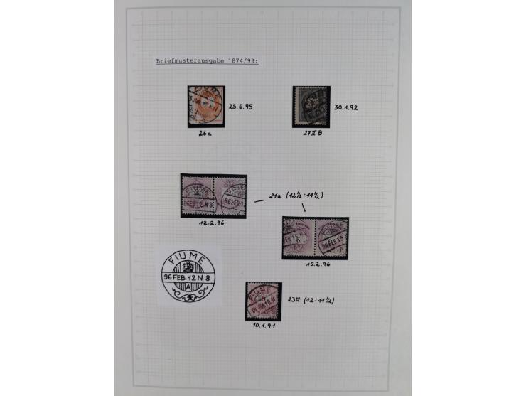 1918/24, unused and used collection with better and complete issues, some covers, cards, and postal stationeries, as well as 